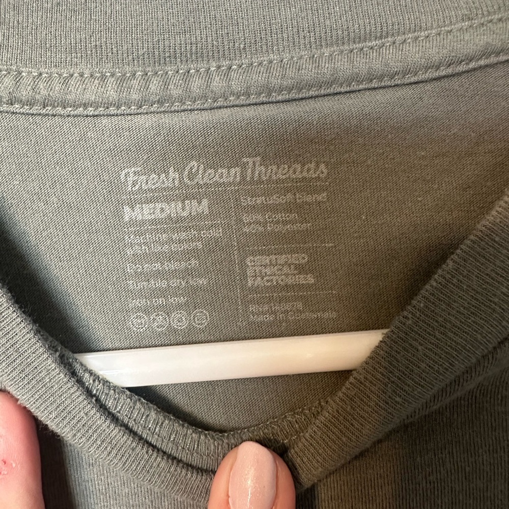 Fresh Clean Threads Olive Green T-Shirt